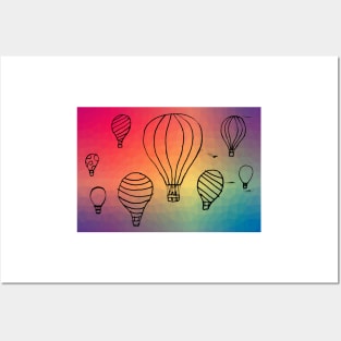 Hot Air Balloons Posters and Art